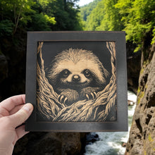 Load image into Gallery viewer, Framed Art - CUSTOM - Sloth
