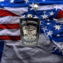 Load image into Gallery viewer, 8oz BLACK 2nd Amendment Flask