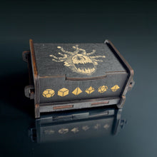 Load image into Gallery viewer, Dice Box - Black - Beholder - 6x4x3