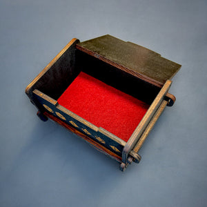 Dice Box - Black - Barbarian - 6x4x3