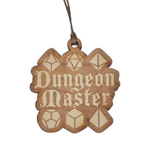 Load image into Gallery viewer, Ornament - Dungeon Master - Raw Wood 3x3in