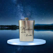 Load image into Gallery viewer, 8oz Mother of the Bride Stainless Steel Flask