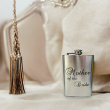 Load image into Gallery viewer, 8oz Mother of the Bride Stainless Steel Flask