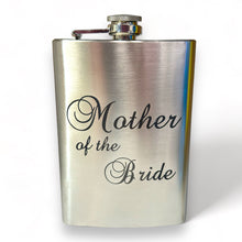 Load image into Gallery viewer, 8oz Mother of the Bride Stainless Steel Flask