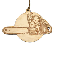 Load image into Gallery viewer, Ornament - Chainsaw Logger Ornament