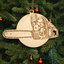 Load image into Gallery viewer, Ornament - Chainsaw Logger Ornament