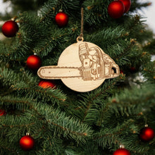 Load image into Gallery viewer, Ornament - Chainsaw Logger Ornament