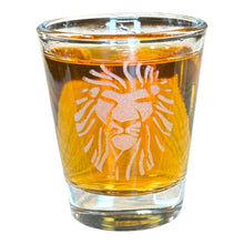 Load image into Gallery viewer, 2oz Lion Portrait Shot glass