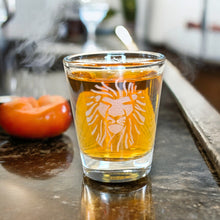 Load image into Gallery viewer, 2oz Lion Portrait Shot glass