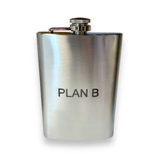 Load image into Gallery viewer, 8oz PlanB Stainless Steel Flask Plan B