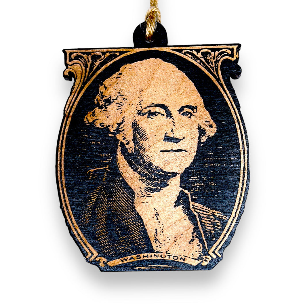 Ornament - Black - George Washington