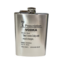 Load image into Gallery viewer, 8oz Prescription Vodka Stainless Steel Flask