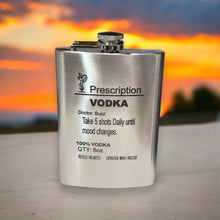 Load image into Gallery viewer, 8oz Prescription Vodka Stainless Steel Flask