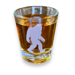 2oz Sasquatch Shotglass LASER