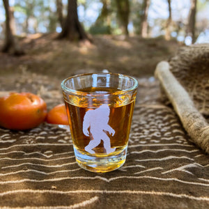 2oz Sasquatch Shotglass LASER