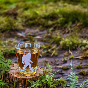 2oz Sasquatch Shotglass LASER