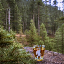 Load image into Gallery viewer, 2oz Sasquatch Shotglass LASER