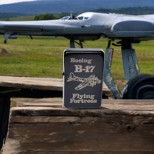 Lighter BLACK - B-17 Flying Fortress Airplane