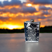 Load image into Gallery viewer, 8oz 4 Horsemen Stainless Steel Flask