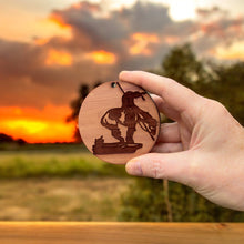 Load image into Gallery viewer, End of Trail Native American - Cedar Ornament