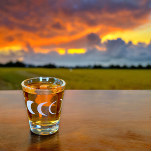 2oz Moon Phases Shot glass