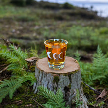 Load image into Gallery viewer, 2oz Moon Phases Shot glass