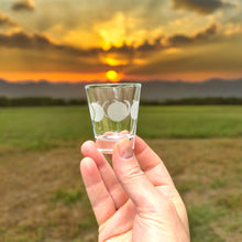 Load image into Gallery viewer, 2oz Moon Phases Shot glass