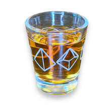 Load image into Gallery viewer, 2oz Dice Shot glass