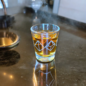 2oz Dice Shot glass