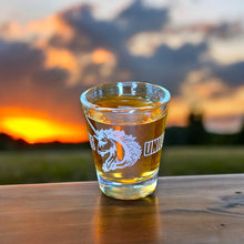 Load image into Gallery viewer, 2oz Because Unicorns Shot glass