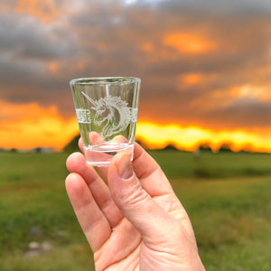 2oz Because Unicorns Shot glass