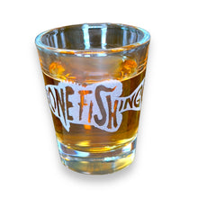 Load image into Gallery viewer, 2oz Gone Fishing Shot glass