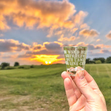 Load image into Gallery viewer, 2oz Lineman Poem Shot glass