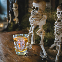 Load image into Gallery viewer, 2oz Sugar Skull Shot glass