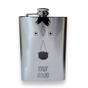 8oz Horsin Around Stainless Steel Flask