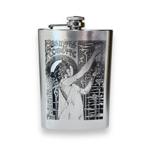 Load image into Gallery viewer, 8oz Absinthe Robette Stainless Steel Flask