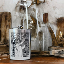 Load image into Gallery viewer, 8oz Absinthe Robette Stainless Steel Flask