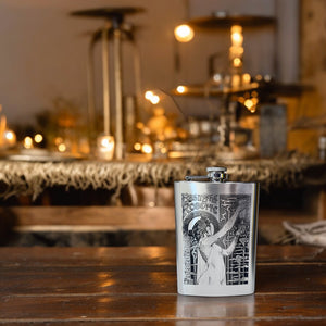 8oz Absinthe Robette Stainless Steel Flask