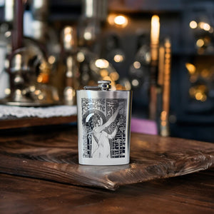 8oz Absinthe Robette Stainless Steel Flask