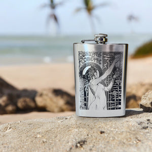 8oz Absinthe Robette Stainless Steel Flask