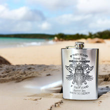 Load image into Gallery viewer, 8oz Viking No Mercy Stainless Steel Flask