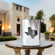 Load image into Gallery viewer, 8oz Bluebonnet - Texas Stainless Steel Flask