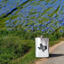 Load image into Gallery viewer, 8oz Bluebonnet - Texas Stainless Steel Flask