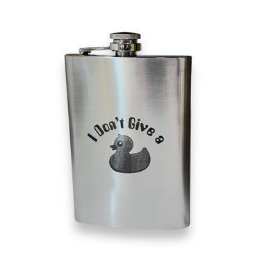 8oz I Don't Give a Duck Stainless Steel Flask