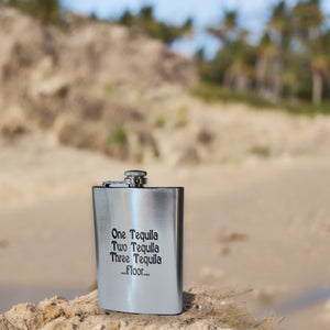 8oz One Tequila Two Tequila Three Tequila Floor Stainless Steel Flask