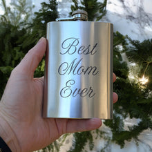 Load image into Gallery viewer, 8oz Best Mom Ever Stainless Steel Flask