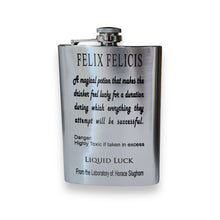 Load image into Gallery viewer, 8oz FELIX FELICIS Stainless Steel Flask