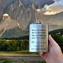 Load image into Gallery viewer, 8oz FELIX FELICIS Stainless Steel Flask