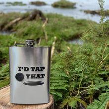 Load image into Gallery viewer, 8oz I&#39;d Tap That Golf Stainless Steel Flask