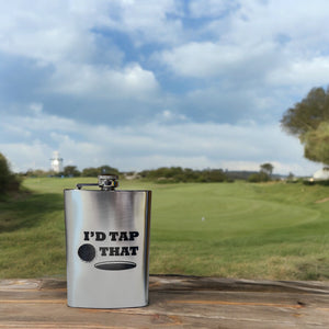 8oz I'd Tap That Golf Stainless Steel Flask